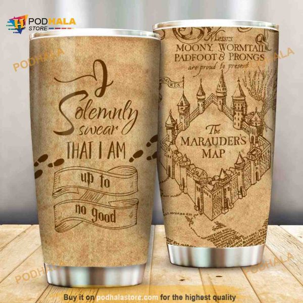 The Marauders Map I Solemnly Swear That IM Up To No Good Coffee Tumbler