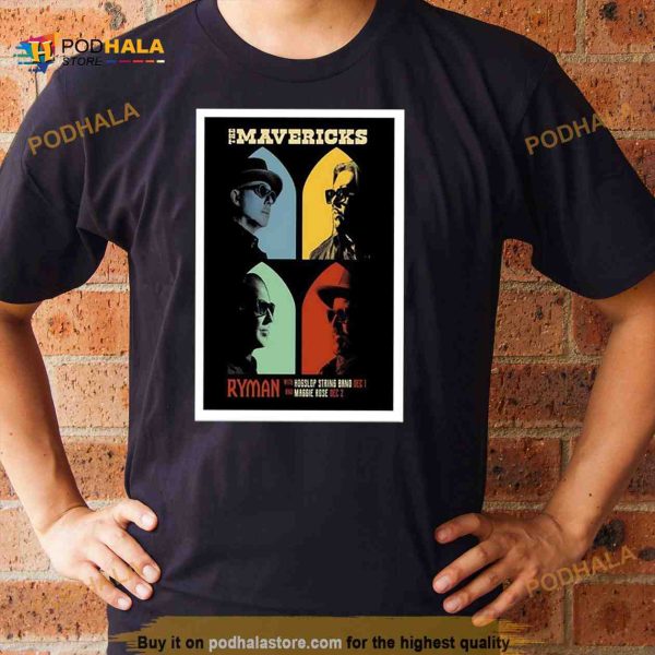 The Mavericks Ryman Auditorium December 1 and 2 2023 Concert Poster Shirt
