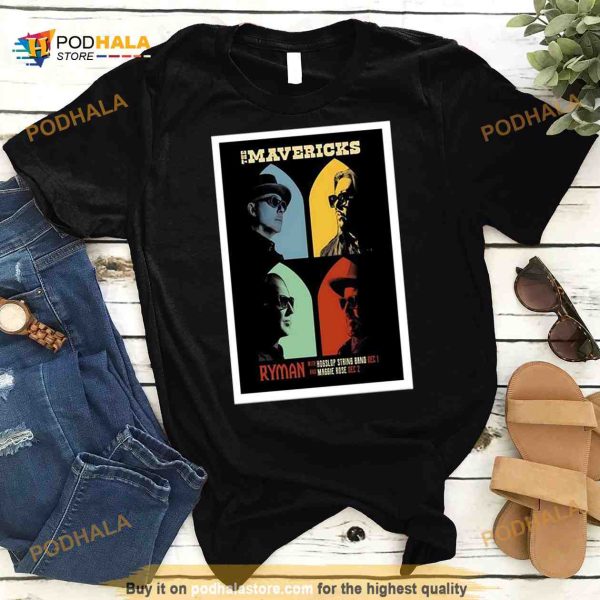 The Mavericks Ryman Auditorium December 1 and 2 2023 Concert Poster Shirt