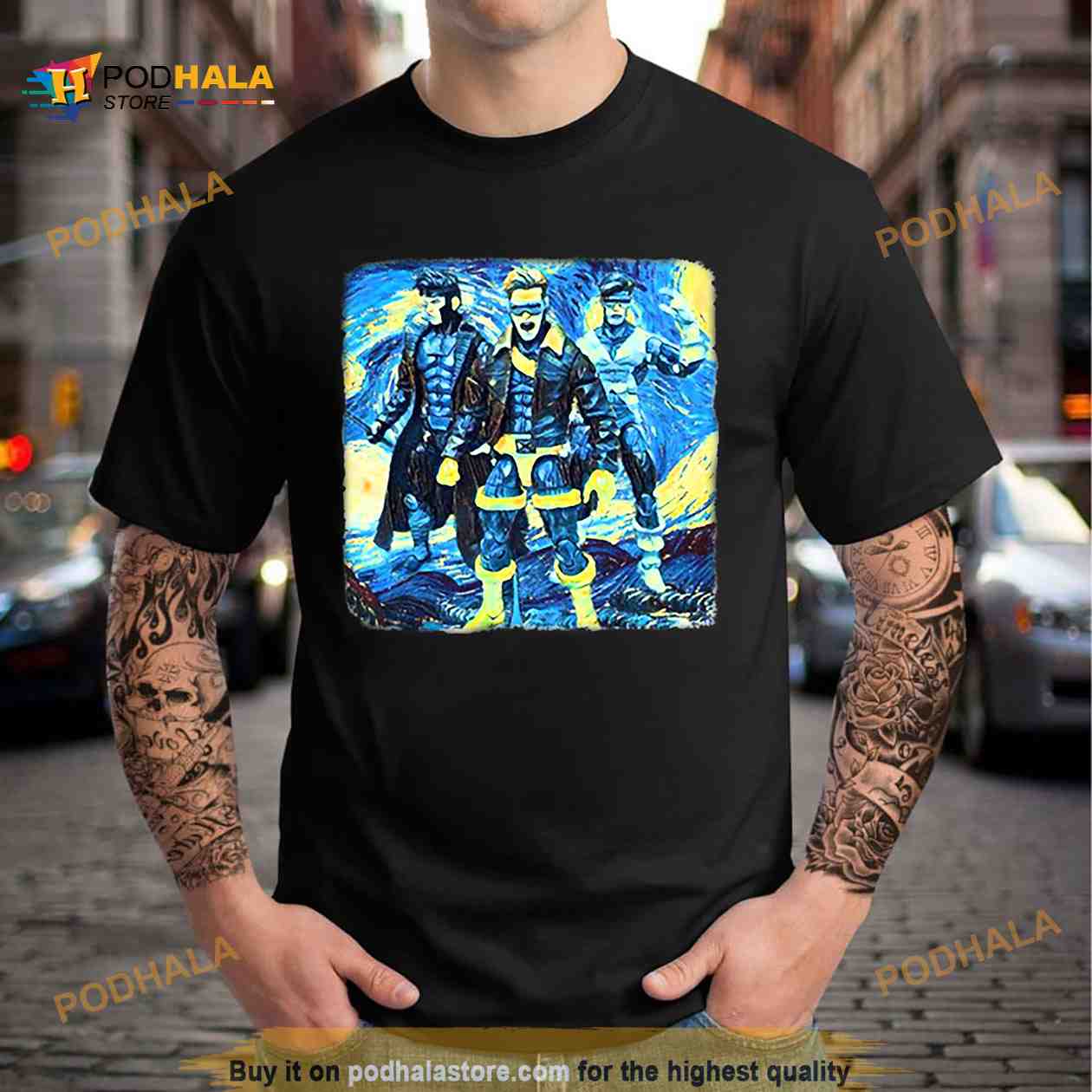 The Mutants Van Gogh Style Marvel Shirt The Mutants Van Gogh Style Marvel Shirt