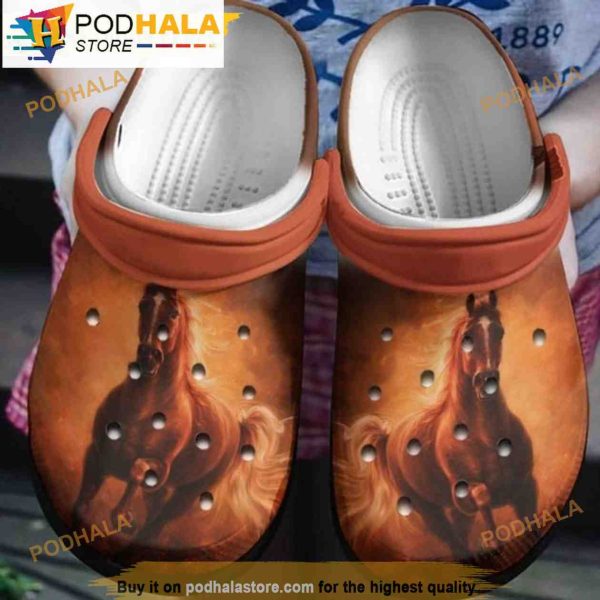 The Night Horse 3D Funny Crocs