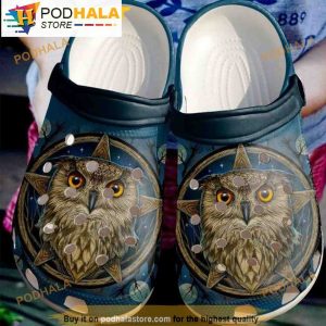 The Night Owl 3D Funny Crocs