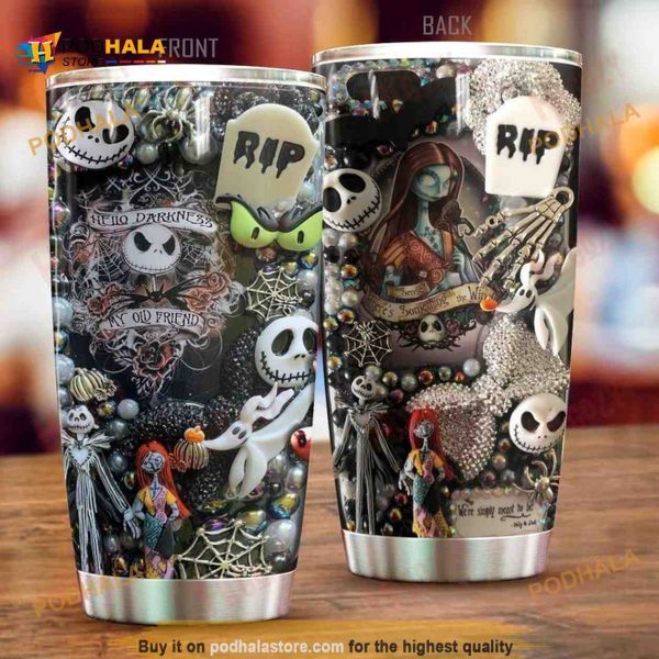 The Nightmare Before Christmas Gift Travel Coffee Tumbler