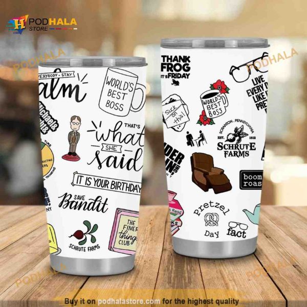 The Office Coffee Tumbler To Icon Gift Travel Coffee Tumbler