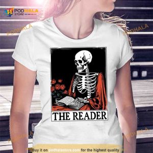 The Reader Vintage Halloween Tarot Card 2023 T Shirt