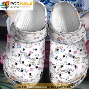The Sky Unicorn 3D Funny Crocs