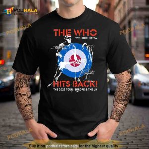 The Who With Orchestra Hits Back The 2023 Tour Europe & The UK Signatures Shirt