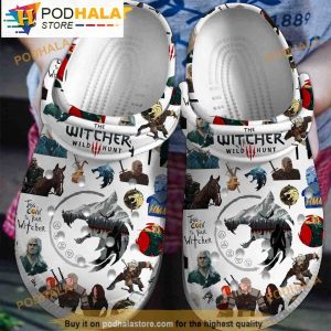 The Witcher Movie 3D Funny Crocs Clogs