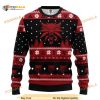 The Witcher Red Ugly Xmas Wool Sweater, Xmas Gifts