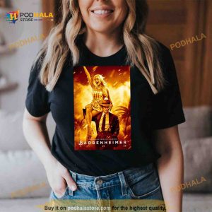 The World Forever Changes Barbenheimer Funny Poster Movie T Shirt