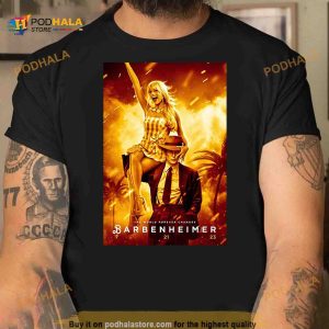 The World Forever Changes Barbenheimer Funny Poster Movie T Shirt 2