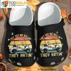 They See Me Rollin They Hating Golf 3D Funny Crocs