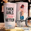 Thick Girl Personalized Gift Travel Coffee Tumbler