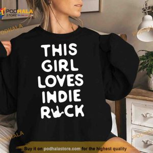 This Girl Loves Indie Rock Shirt 2