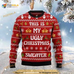 This Is My Ugly Sweater Wool Sweater, Xmas Gifts