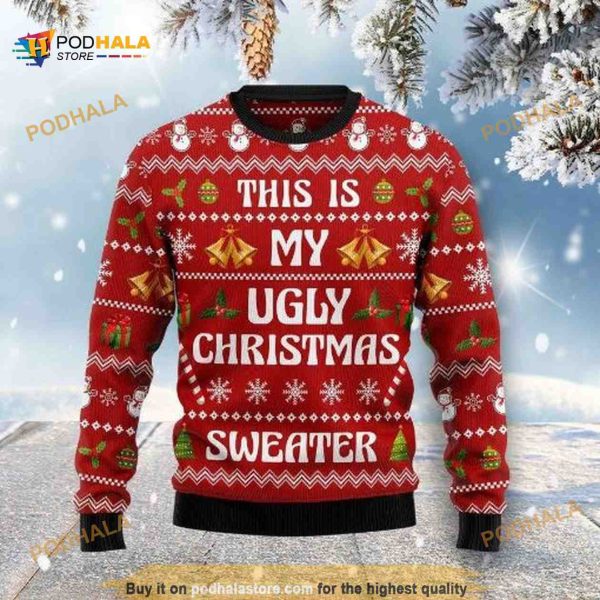 This Is My Ugly Sweater Wool Sweater, Xmas Gifts
