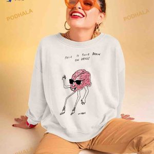 This Is Your Brain On Drugs Mgray Shirt