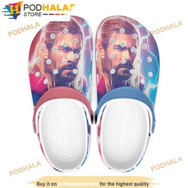 Thor Love And Thunder Avengers 3D Funny Crocs