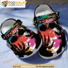 Tie Dye Colors Skull 3D Funny Crocs Clog Shoes