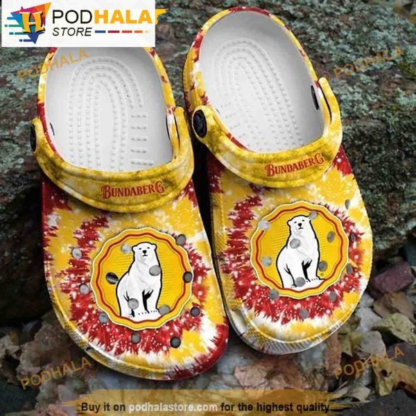 Tie Dye Graphic Bundaberg Rum Funny 3D Funny Crocs