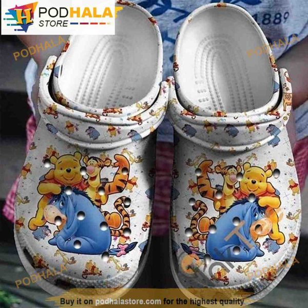 Tiger Eeyore Winnie The Pooh 3D Funny Crocs