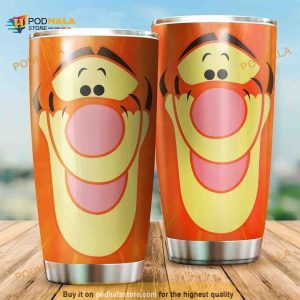 Tigger Winnie The Pooh Gift Travel Coffee Tumbler
