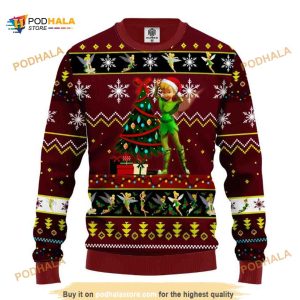 Tinker Bell Ugly Xmas Wool Sweater, Xmas Gifts