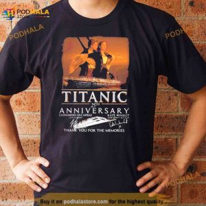Titanic 25th Anniversary Thank You For The Memories Shirt