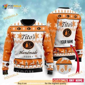 Tito’s Personalized Xmas Ugly Christmas Sweater, Xmas Gifts