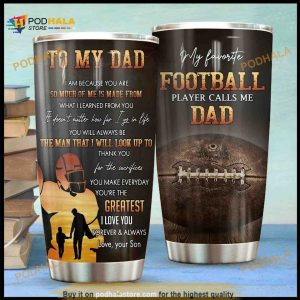 To My Beloved Dad Stainless Steel Coffee Tumbler