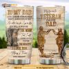 To My Veteran Dad From Son Stainless Steel Cup Coffee Tumbler