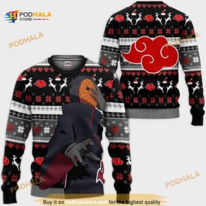 Tobi Akatsuki Anime Funny Ugly Christmas Sweater