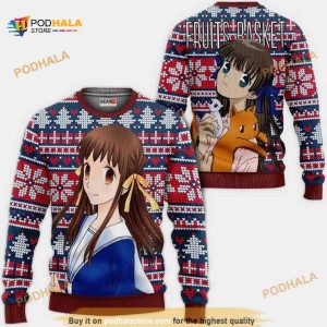 Tohru Honda Anime Fruits Basket Xmas Funny Ugly Christmas Sweater