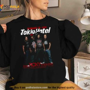 Tokio Hotel Tour Tom Kaulitz Bill Kaulitz Rock Band Shirt 2
