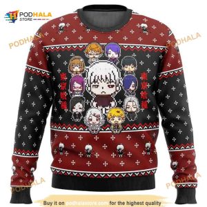 Tokyo Ghoul Anime Gifts Ugly Xmas Wool Sweater