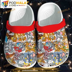 Tom And Jerry Pattern 3D Funny Crocs
