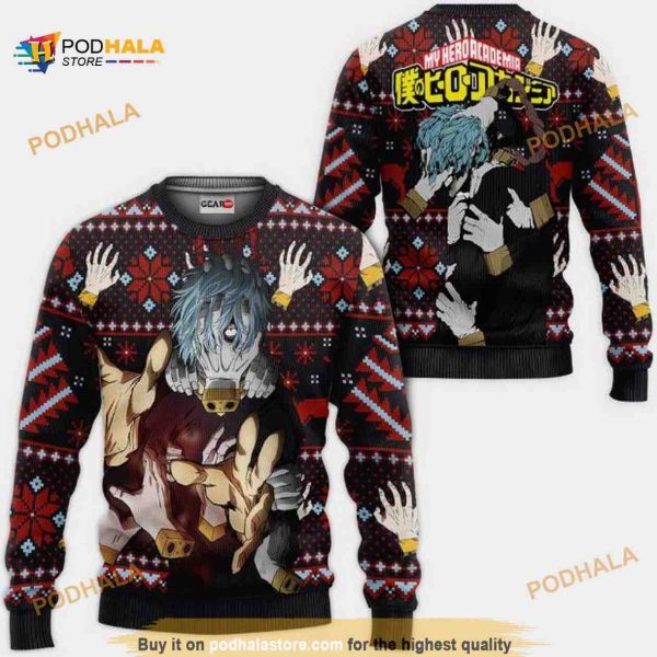 Tomura Shigaraki Anime My Hero Academia Xmas Funny Ugly Christmas Sweater