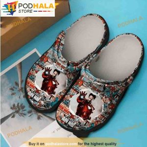 Tony Stark Iron Man 3D Funny Crocs Clog Shoes