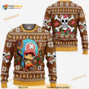 Tony Tony Chopper One Piece Anime Xmas Funny Ugly Christmas Sweater