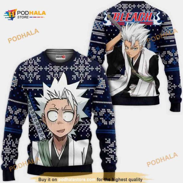 Toshiro Hitsugaya Anime Bl Xmas Funny Ugly Christmas Sweater
