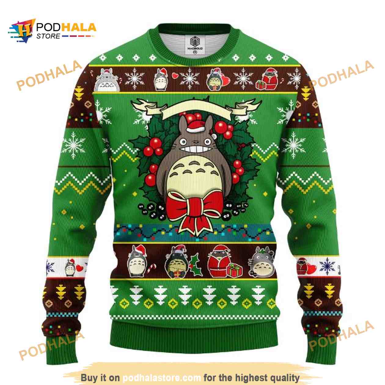 Totoro Merry Xmas My Neighbor Totoro Studi Ghibli Ugly Christmas Sweater Totoro Merry Xmas My Neighbor Totoro Studi Ghibli Ugly Christmas Sweater