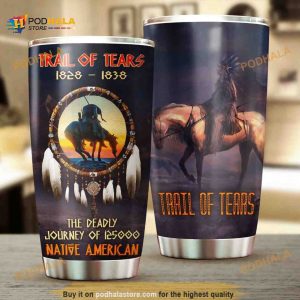 Trail Of Tears Stainless Steel Cup Coffee Tumbler