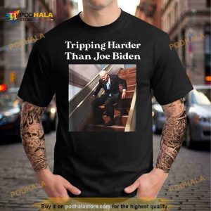 Tripping Harder Than Joe Biden Tee Shirt 2