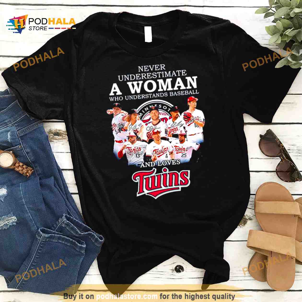 Shop Trendy & Understated Minnesota Baseball Apparel for Women