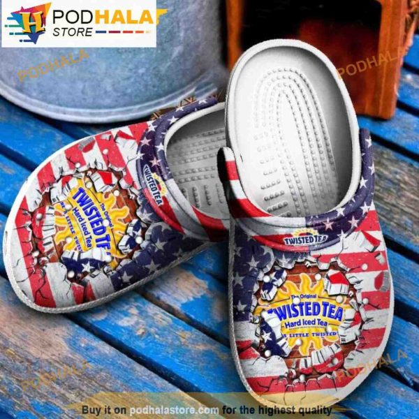 Twisted Tea Drink Adults 3D Funny Crocs Clog Shoes