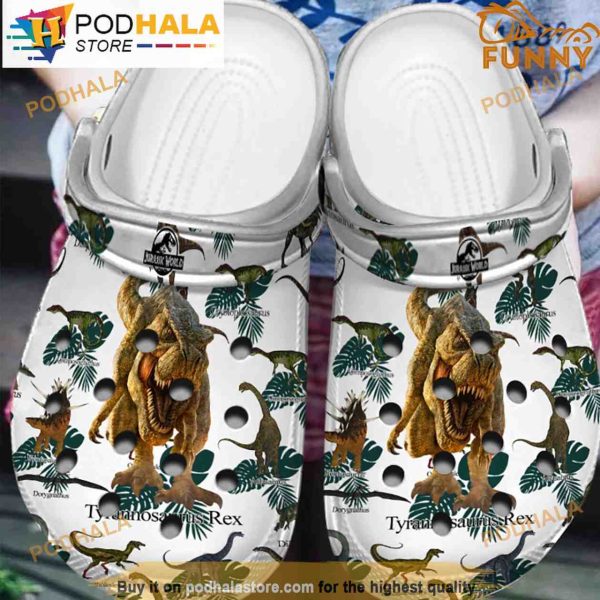 Tyrannosaurus Rex Dino 3D Funny Crocs