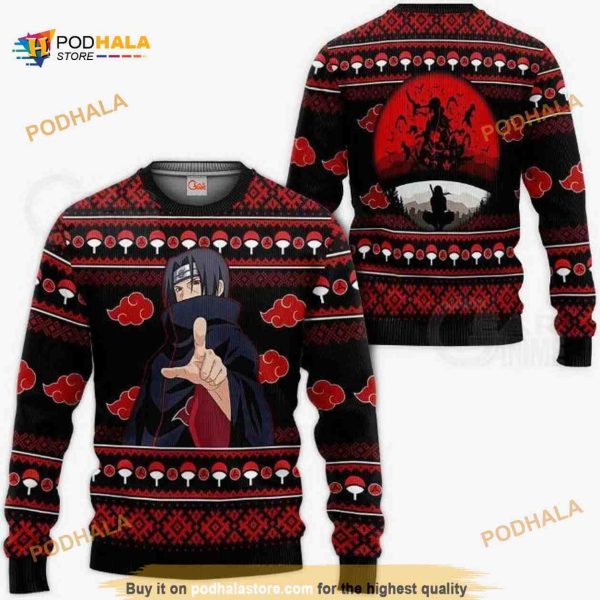 Uchiha Itachi Ugly Christmas Akt Anime Xmas Sweater