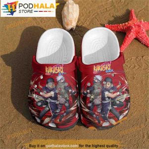 Uchiha Kakashi And Uchiha Obito Naruto 3D Funny Crocs