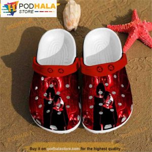 Uchiha Sasuke Itachi Naruto Anime Adults 3D Funny Crocs Clog Shoes Nbb