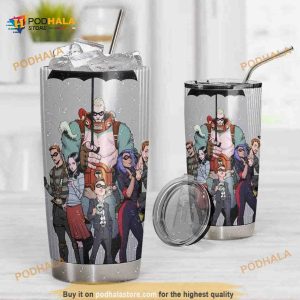 Umbrella Academy Gift Travel Coffee Tumbler 3D All Over Print